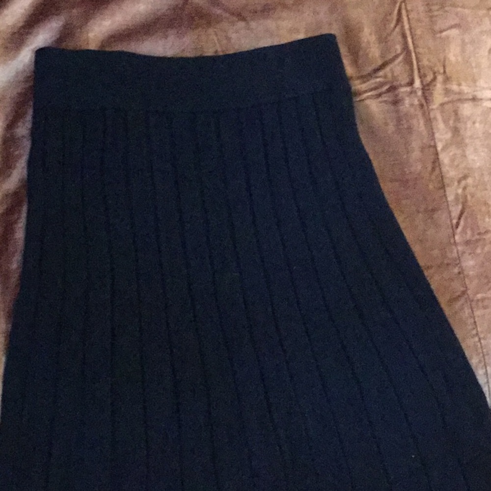 J crew wool pleated skirt